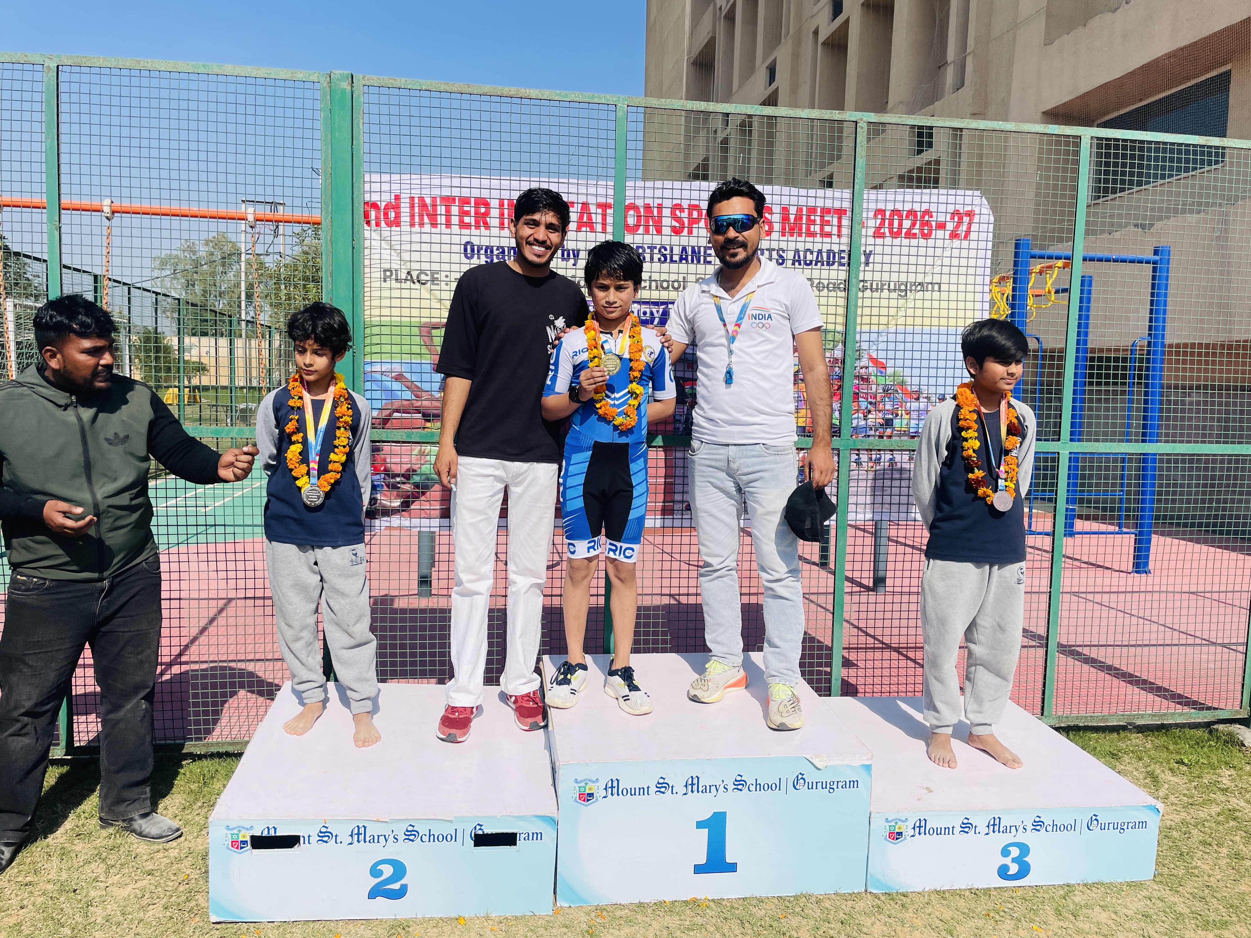 Athletic and Skating Medals for Aarav