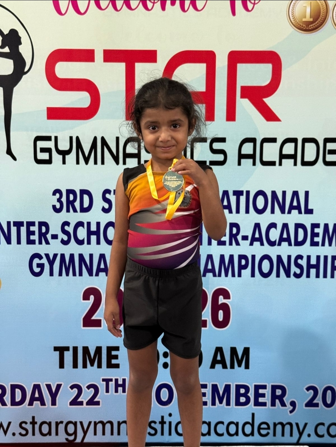 Gymnastics Gold Medal U-6